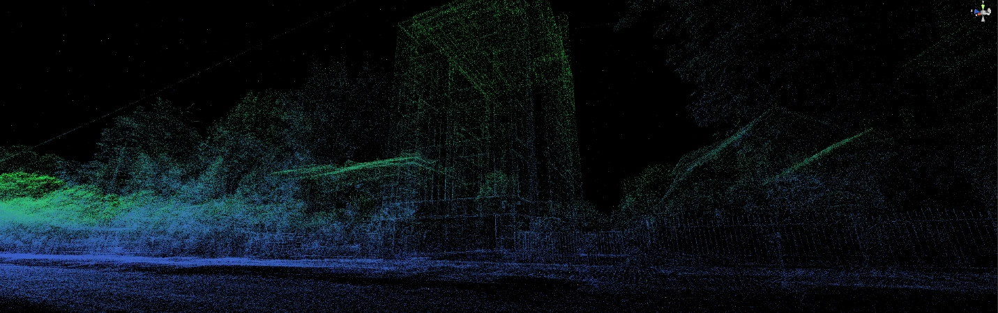 LiDAR облак от точки